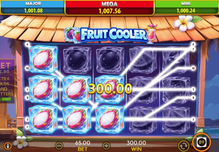 Vitória do jogo base Fruit Cooler